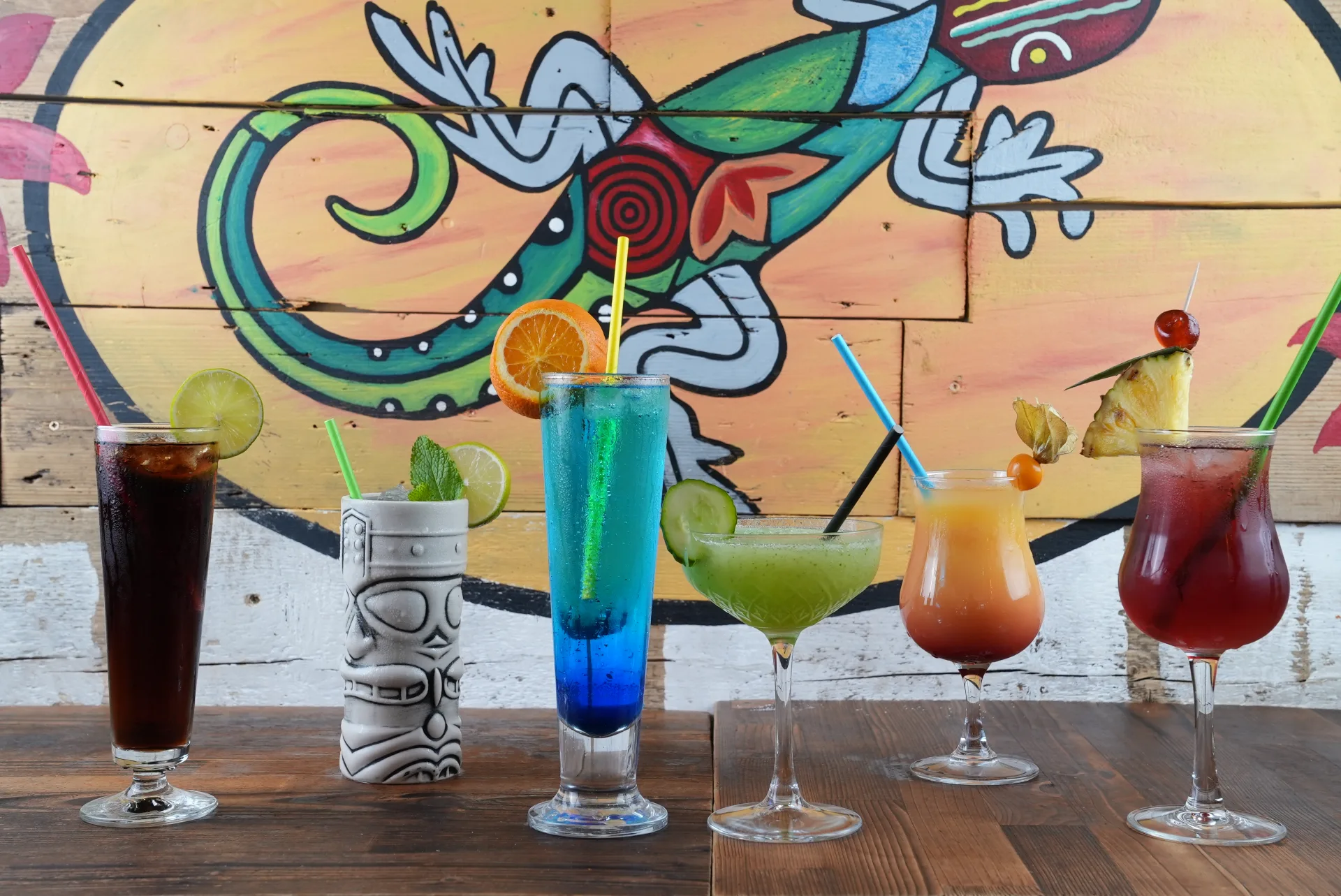 Frida Camden signature cocktail lineup including the house margarita — best cocktails Camden Town London